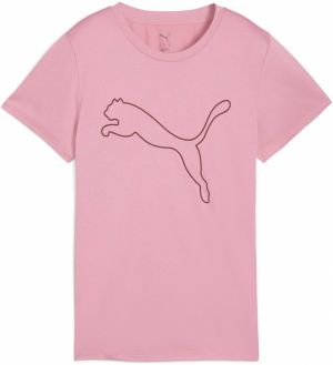 PUMA Funkčné tričko 'Tad Essential'  eozín / čierna