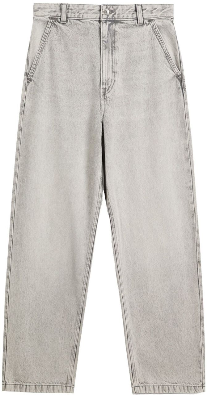 Bershka Džínsy  sivý denim