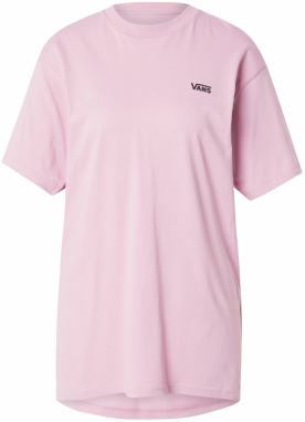 VANS Tričko  rosé / čierna