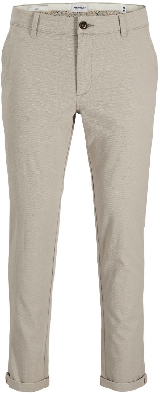 JACK & JONES Chino nohavice 'JJMarco JJFury'  tmelová