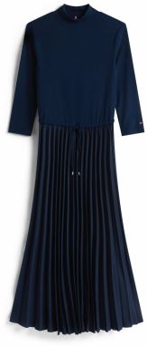 TOMMY HILFIGER Šaty  tmavomodrá / červená / biela