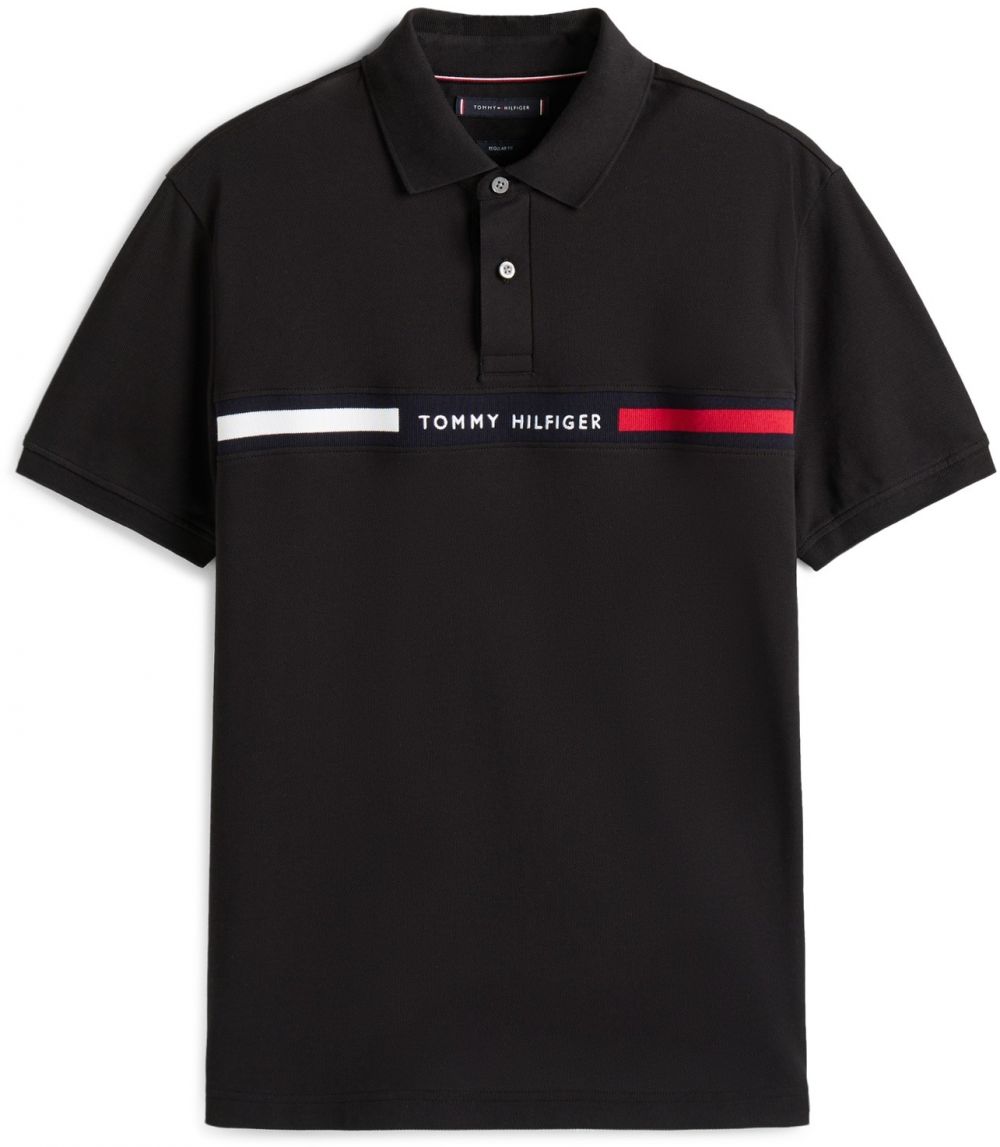 TOMMY HILFIGER Tričko  námornícka modrá / červená / čierna / biela