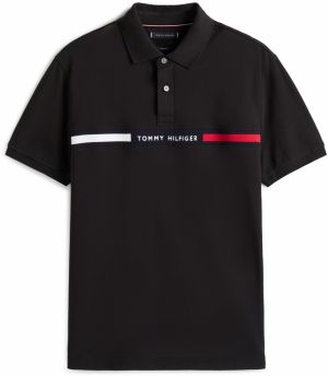 TOMMY HILFIGER Tričko  námornícka modrá / červená / čierna / biela