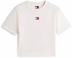 Tommy Jeans Tričko  námornícka modrá / červená / biela