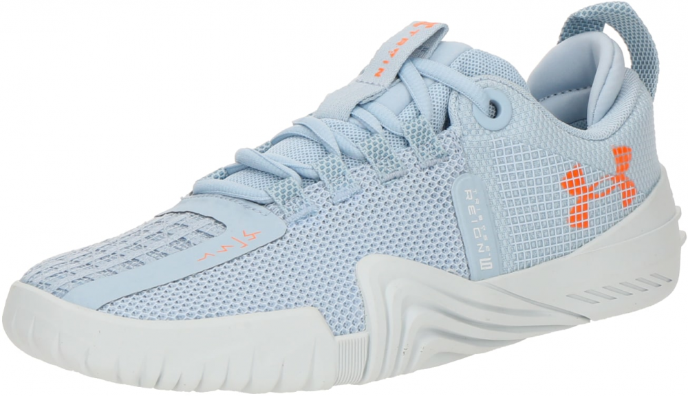 UNDER ARMOUR Športová obuv 'Reign 6'  svetlomodrá / oranžová / biela