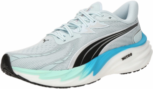 PUMA Bežecká obuv 'Velocity NITRO 4'  mätová / čierna / strieborná