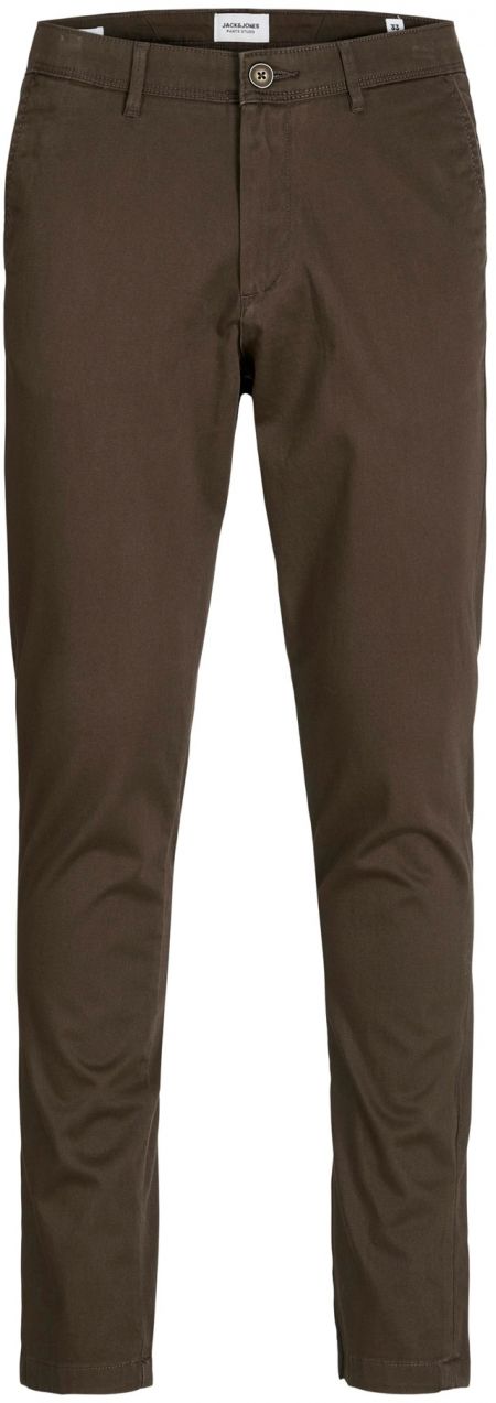 JACK & JONES Chino nohavice 'JJIMARCO JJBOWIE'  tmavohnedá