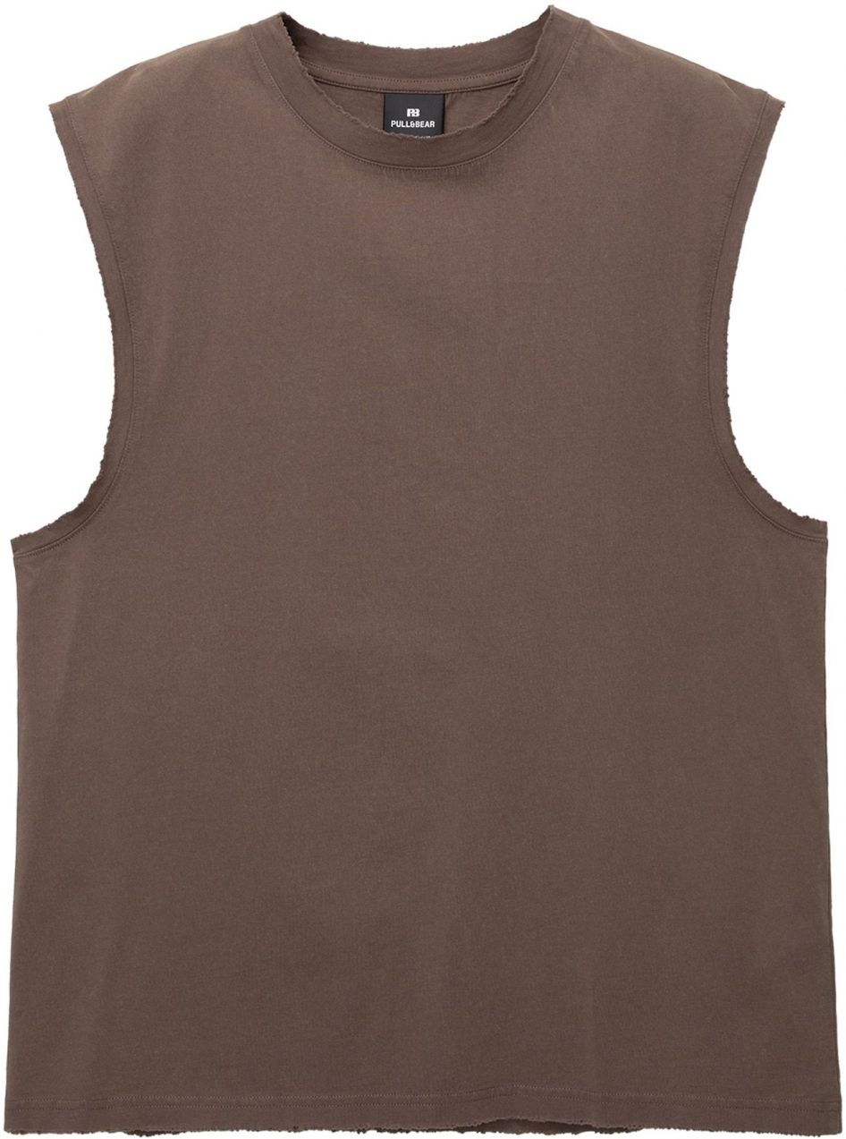 Pull&Bear Tričko  hnedá