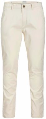 JACK & JONES Chino nohavice 'JJIMARCO JJBOWIE'  biela ako vlna