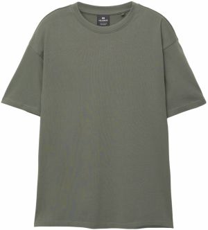 Pull&Bear Tričko  kaki