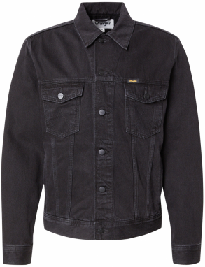 WRANGLER Prechodná bunda 'Classic'  čierny denim