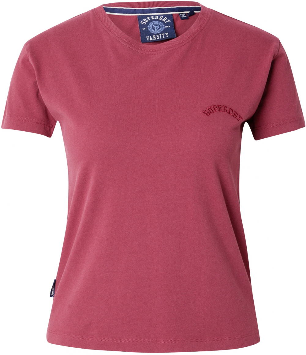 Superdry Tričko 'ESSENTIAL'  bordová