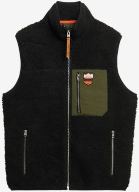 Superdry Vesta  olivová / oranžová / čierna / biela