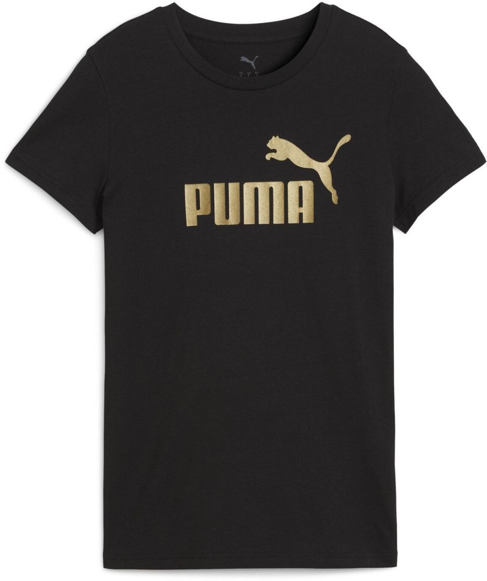 PUMA Tričko 'ESS No. 1'  zlatá / čierna