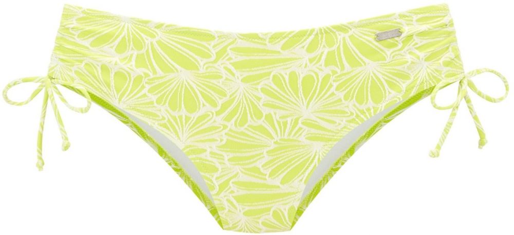 VENICE BEACH Bikinové nohavičky  svetlozelená / biela