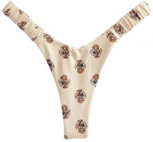 Next Bikinové nohavičky  krémová / námornícka modrá / svetlooranžová / čierna