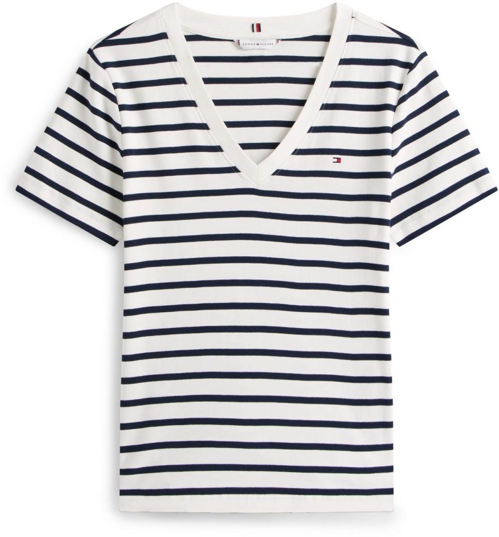 TOMMY HILFIGER Tričko 'CODY'  námornícka modrá / biela