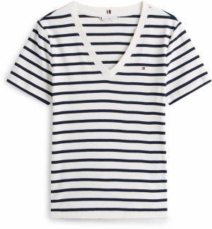 TOMMY HILFIGER Tričko 'CODY'  námornícka modrá / biela