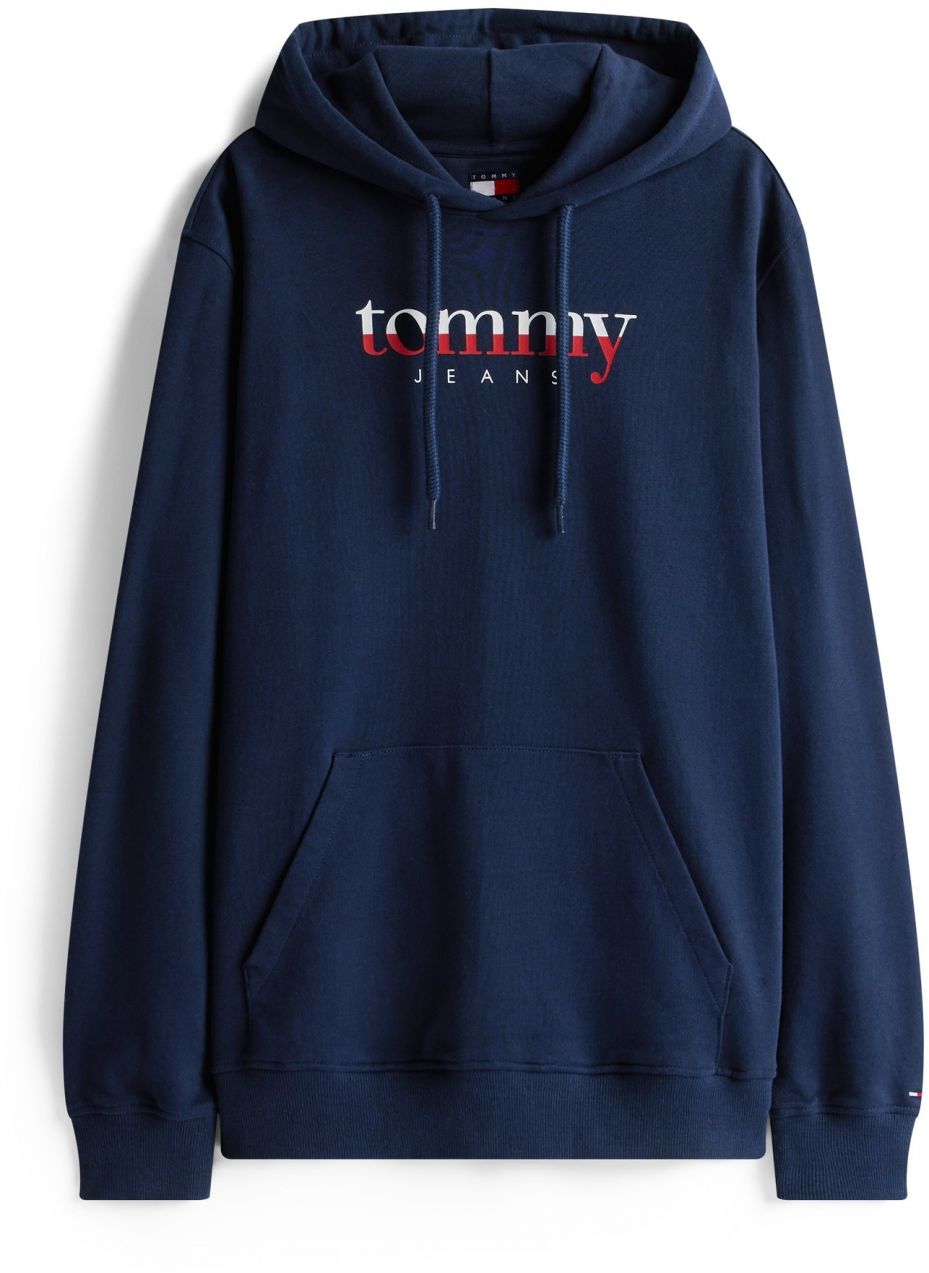 Tommy Jeans Mikina 'DNA'  námornícka modrá / červená / biela
