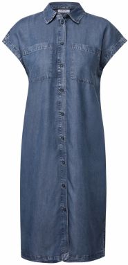 CECIL Košeľové šaty  modrá denim