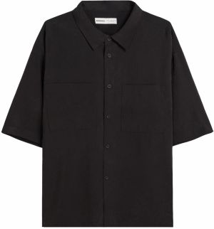 Bershka Košeľa  čierna