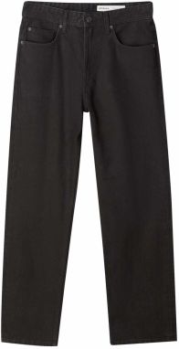Bershka Džínsy  čierny denim