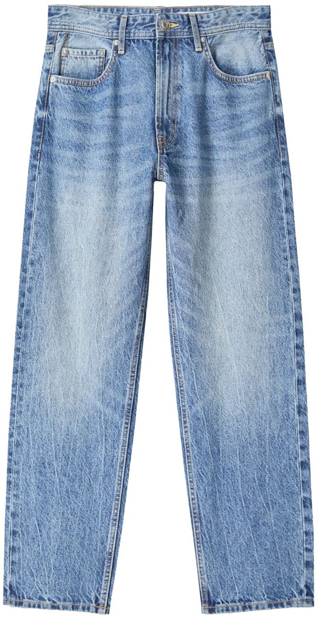 Bershka Džínsy  modrá denim
