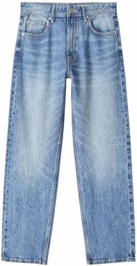 Bershka Džínsy  modrá denim