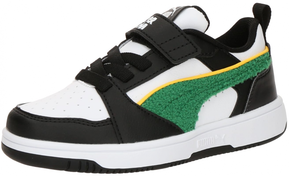PUMA Tenisky 'Rebound V6'  žltá / zelená / čierna / biela