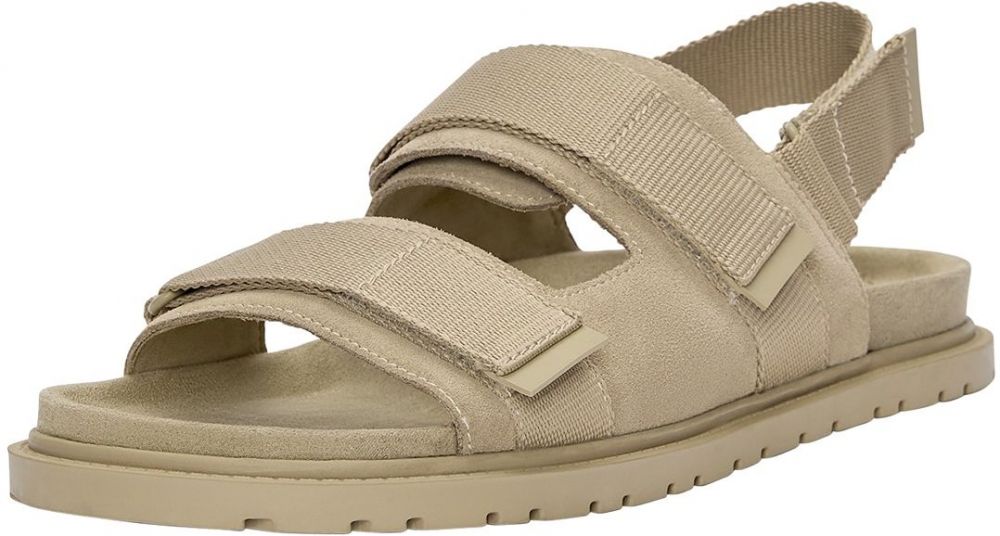 Pull&Bear Sandále  tmavobéžová