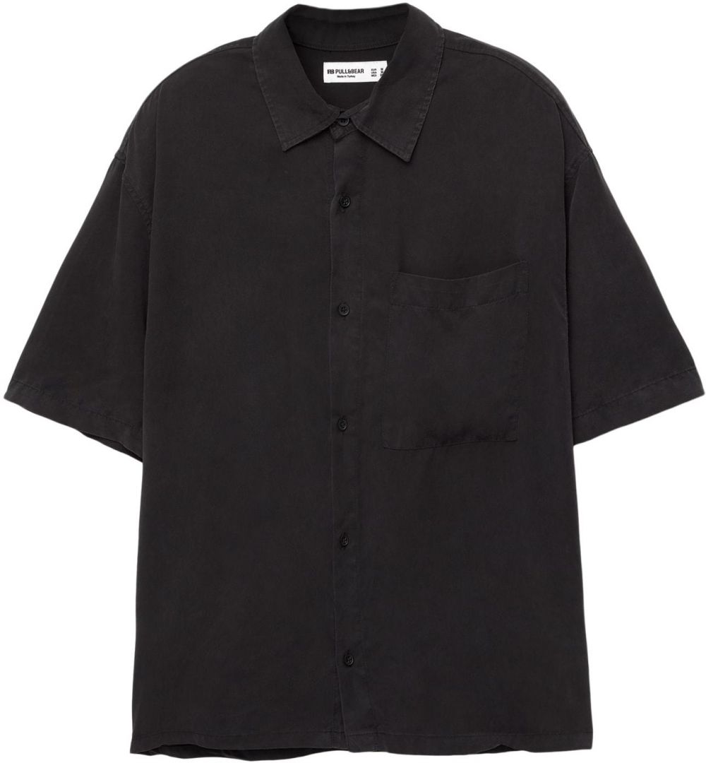Pull&Bear Košeľa  čierna