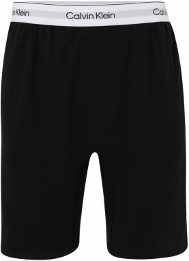 Calvin Klein Underwear Pyžamové nohavice  sivá / čierna / biela