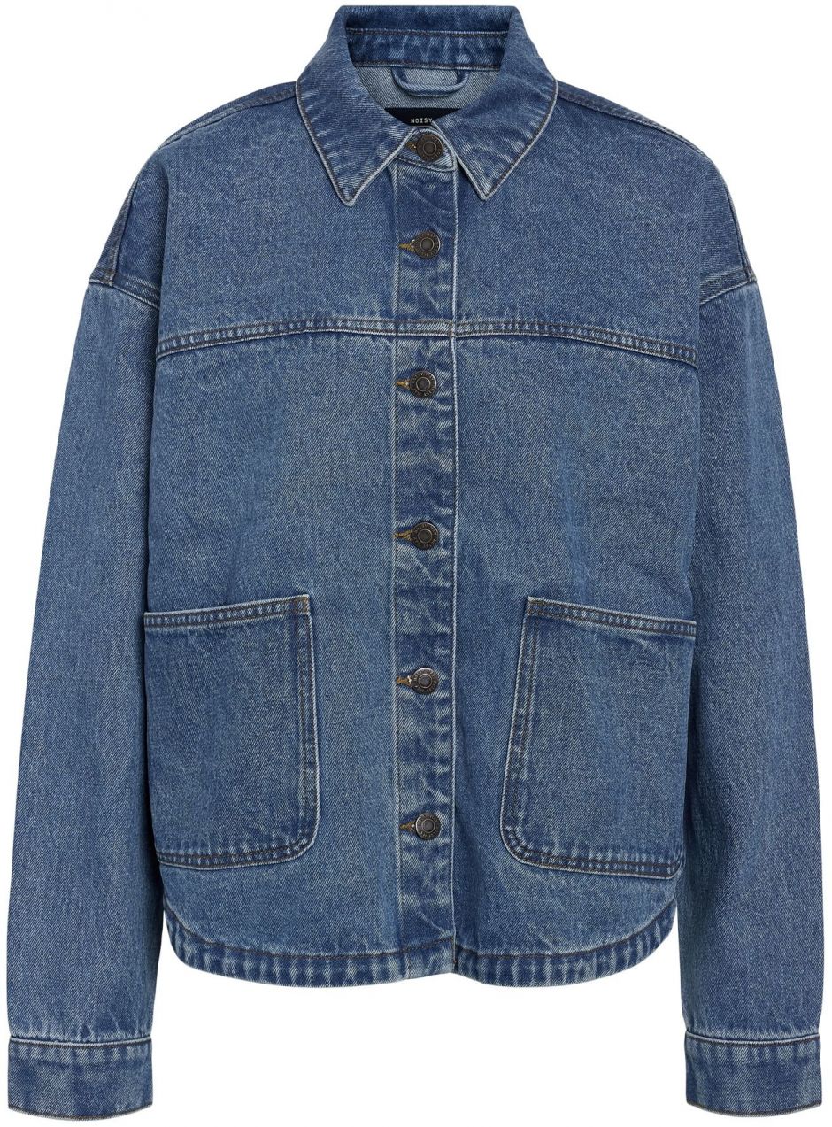 Noisy may Prechodná bunda 'NMKETTIE'  modrá denim
