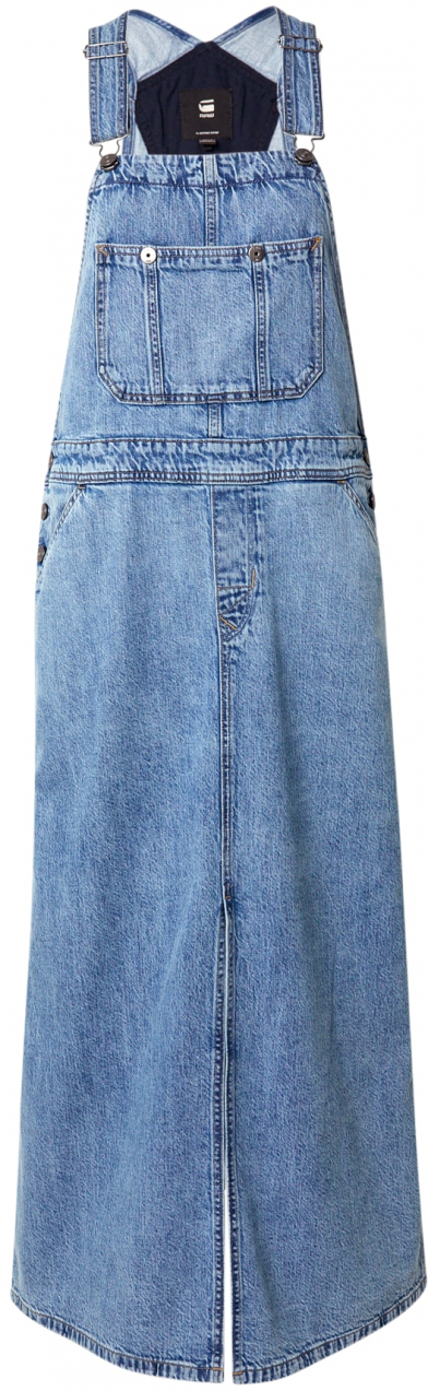G-STAR Sukňa na traky  modrá denim