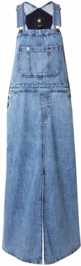 G-STAR Sukňa na traky  modrá denim