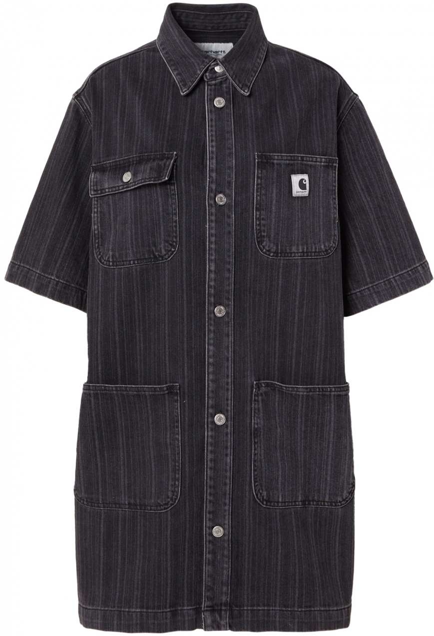 Carhartt WIP Šaty 'Rylan'  čadičová / čierny denim