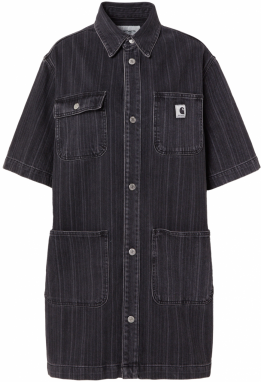 Carhartt WIP Šaty 'Rylan'  čadičová / čierny denim