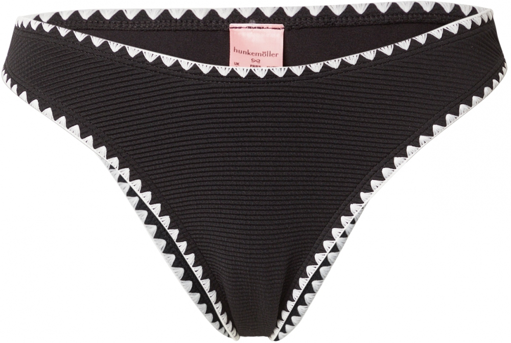 Hunkemöller Bikinové nohavičky 'Kenya'  čierna / biela
