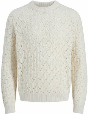 JACK & JONES Sveter 'JORGRAMERCY'  krémová