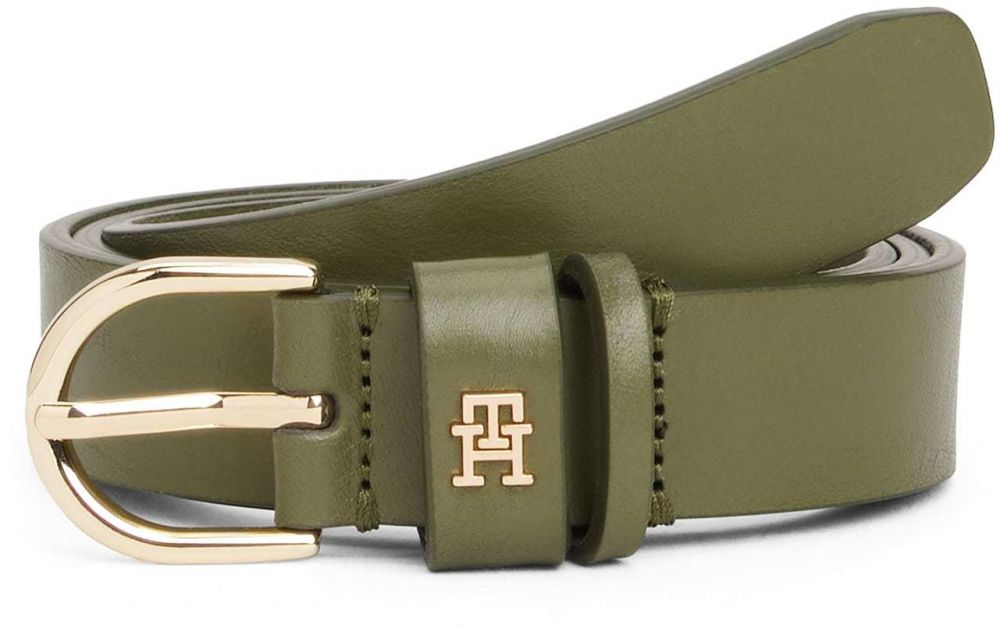 TOMMY HILFIGER Opasky 'ESSENTIAL EFFORTLESS'  zlatá / olivová