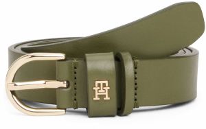 TOMMY HILFIGER Opasky 'ESSENTIAL EFFORTLESS'  zlatá / olivová