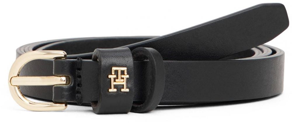 TOMMY HILFIGER Opasky 'ESSENTIAL EFFORTLESS'  zlatá / čierna