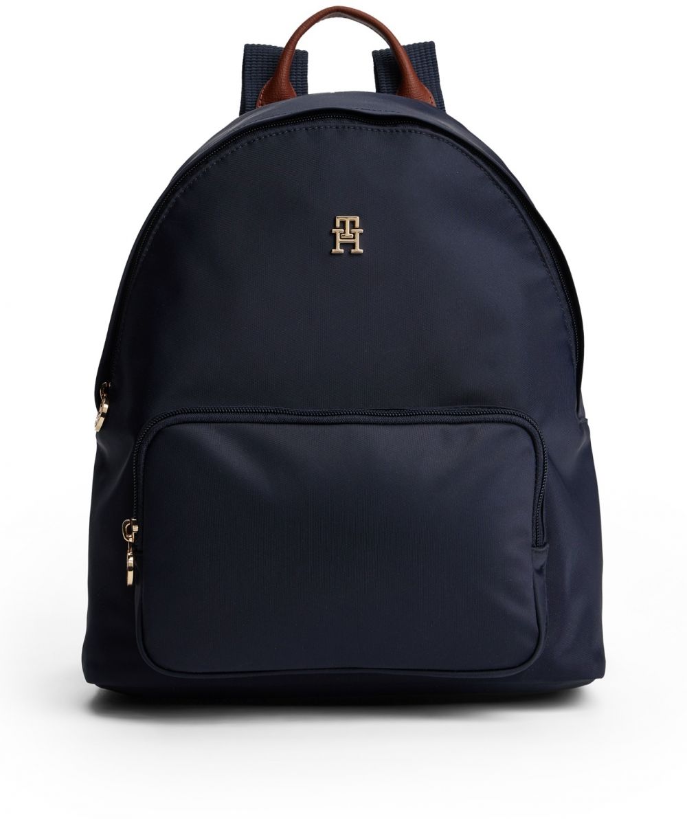 TOMMY HILFIGER Batoh 'POPETTE'  námornícka modrá / hnedá