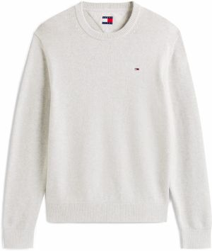 Tommy Jeans Sveter 'ESS'  svetlosivá
