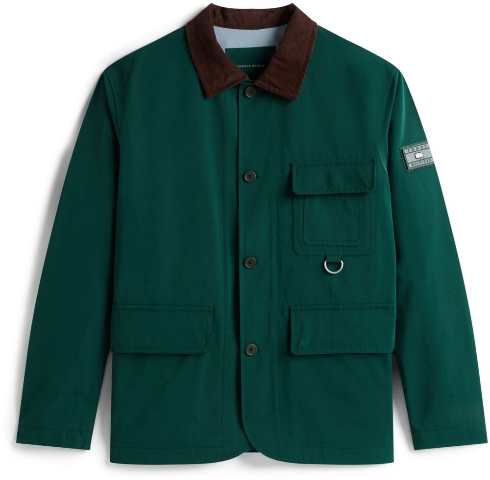 TOMMY HILFIGER Prechodná bunda  hnedá / trstinová