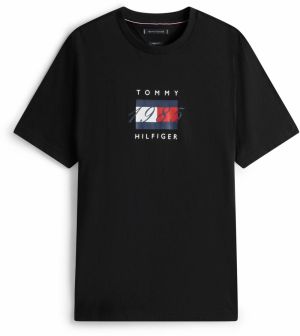 TOMMY HILFIGER Tričko  námornícka modrá / červená / čierna / biela