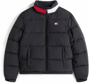 Tommy Jeans Prechodná bunda 'ESS'  čierna