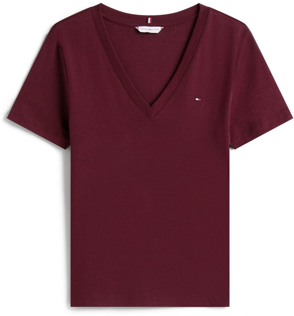 TOMMY HILFIGER Tričko 'Cody'  burgundská