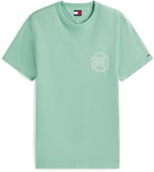 Tommy Jeans Tričko  mätová / biela