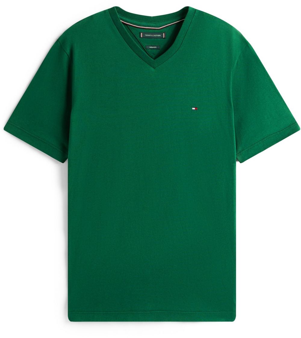 TOMMY HILFIGER Tričko 'ESSENTIAL'  jedľová